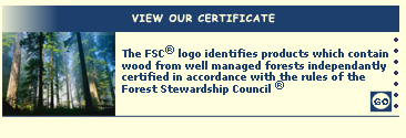 View our FSC Certificate